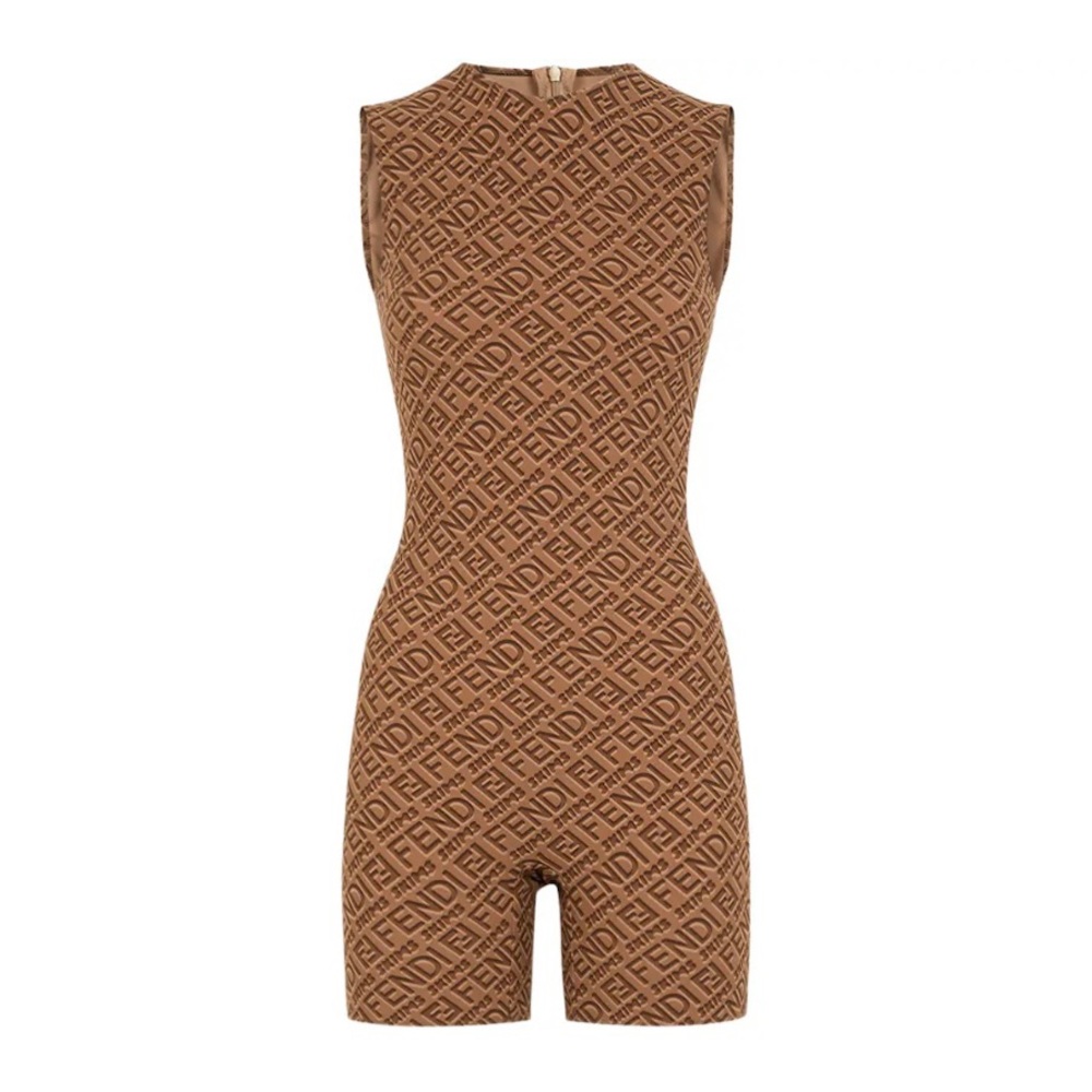 COPY - Brand new Fendi X Skims Sleeveless mid thigh bodysuit